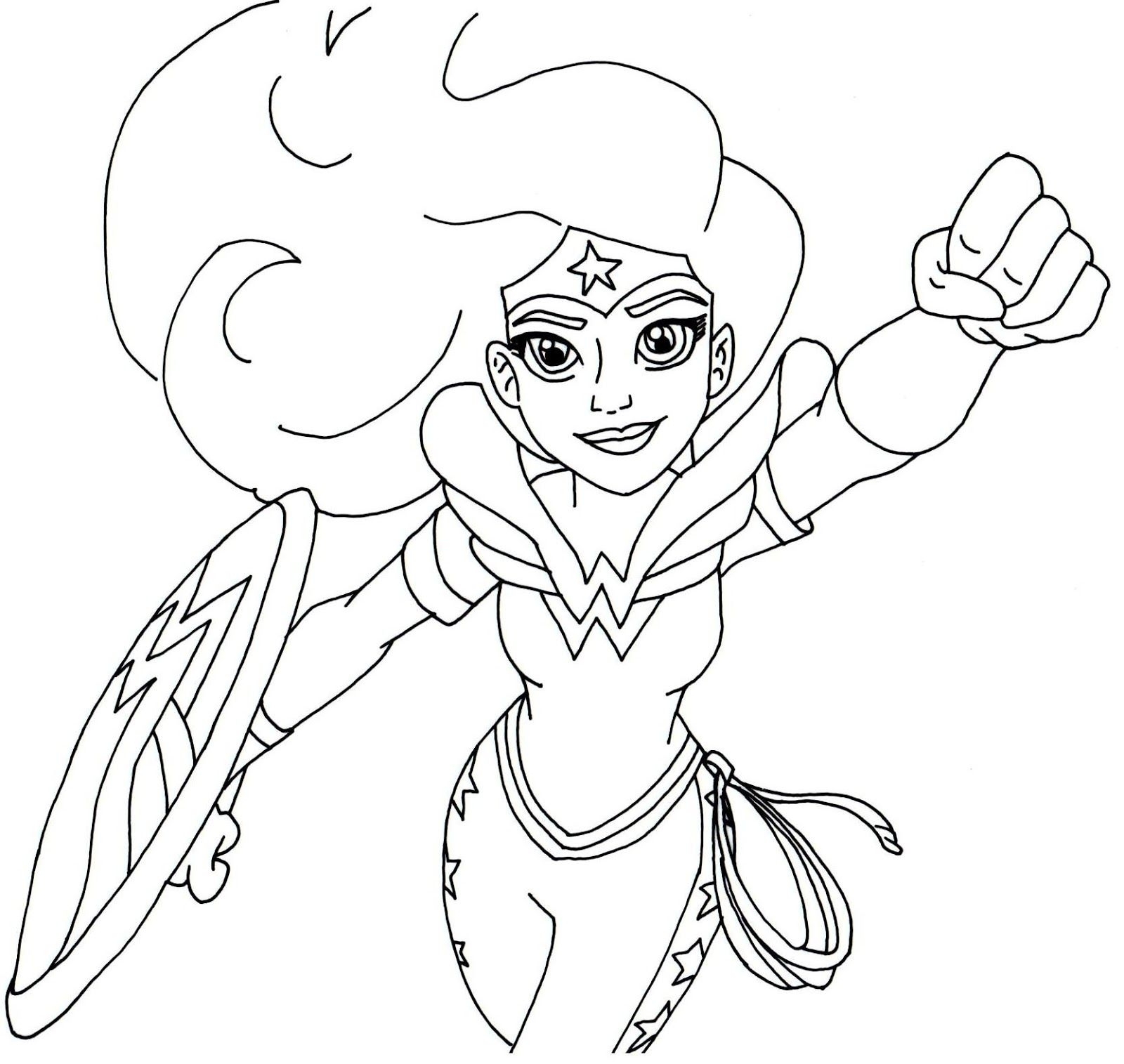 free super hero coloring pages