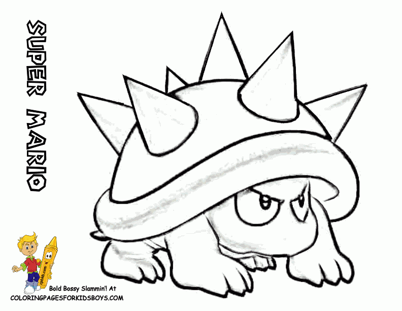 mario bros free coloring pages
