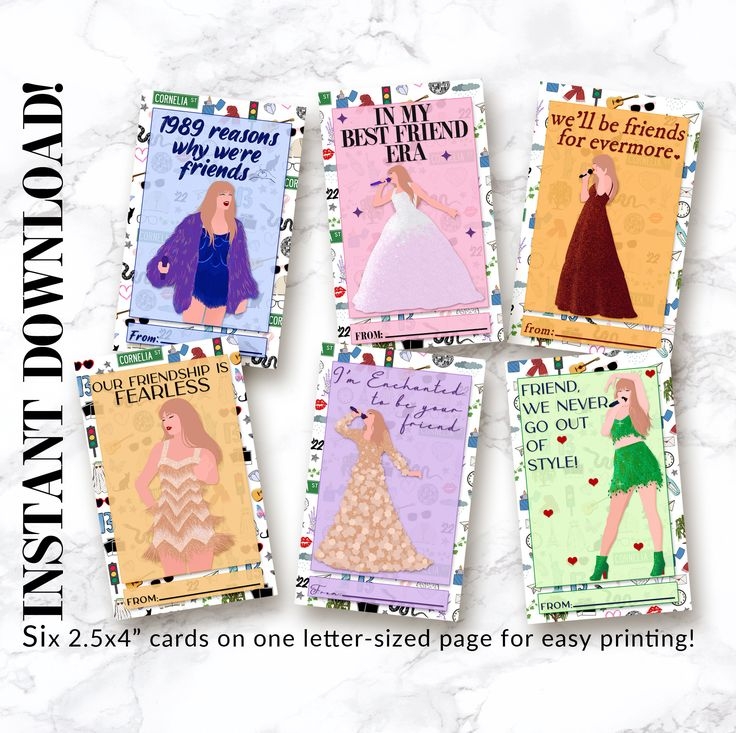 Taylor Swift Valentine Taylor Swift Valentine Card Taylor Swift Eras