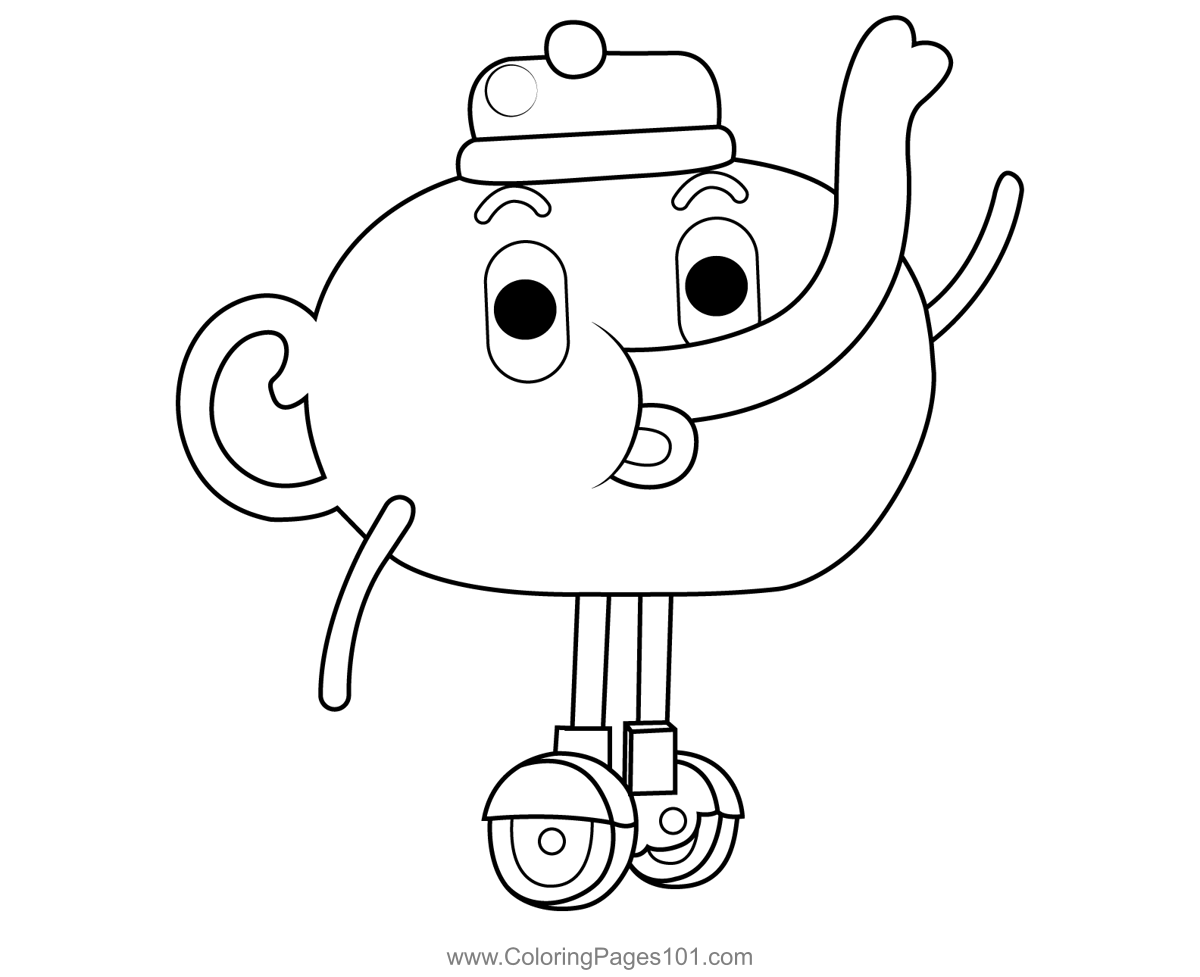 Amazing World Of Gumball Coloring Pages