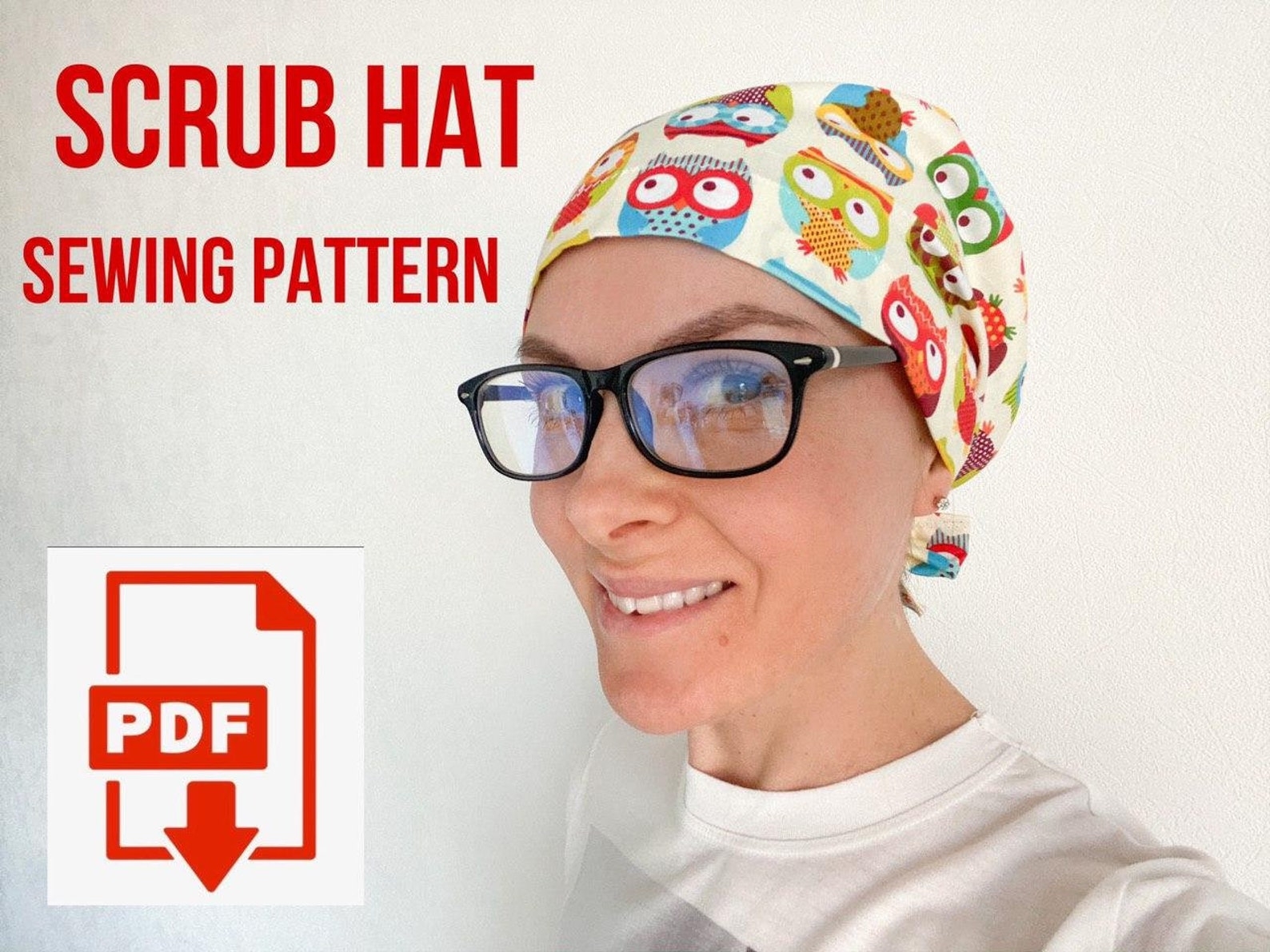 template free pdf free printable scrub hat patterns
