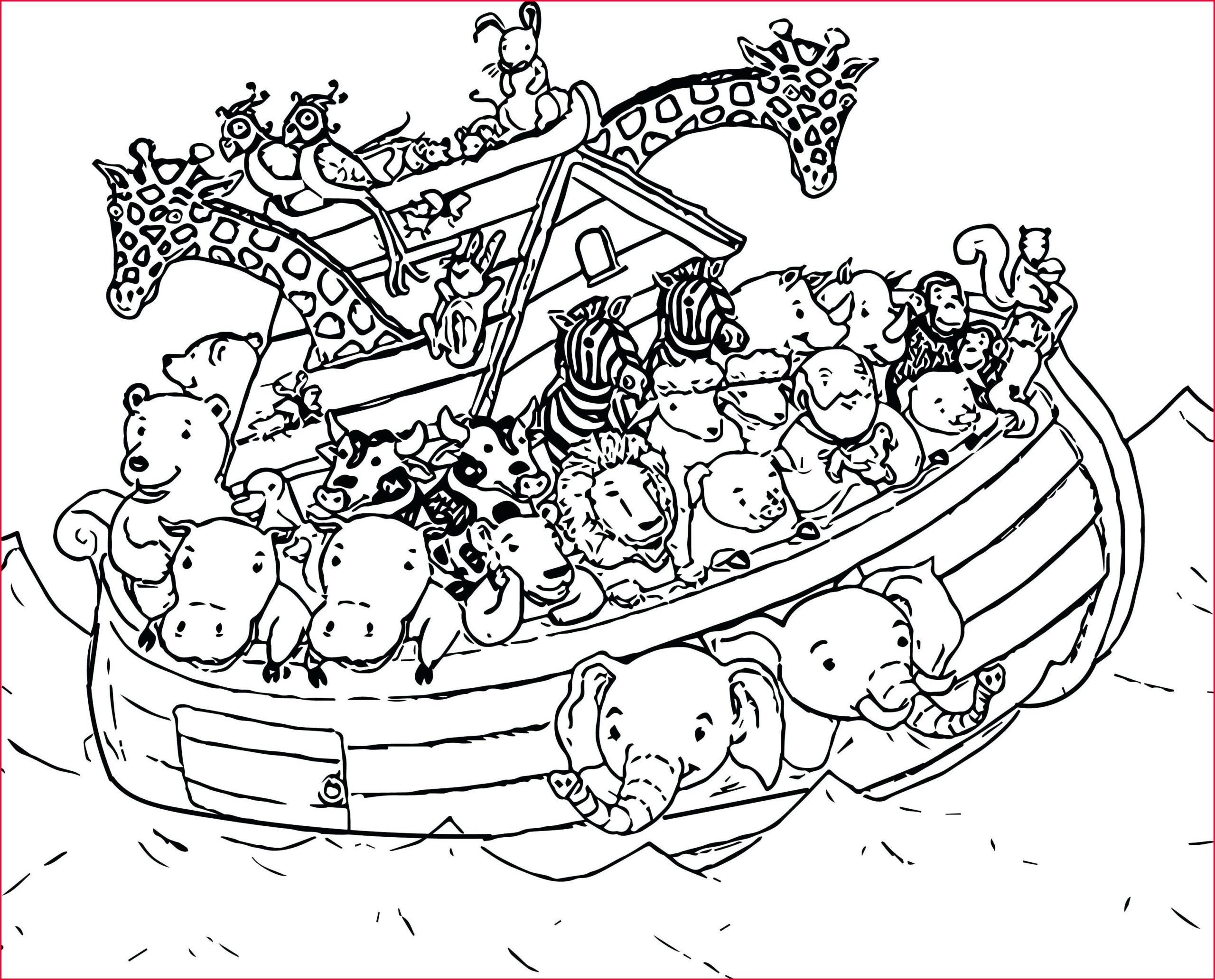 Noah's Ark Color Page