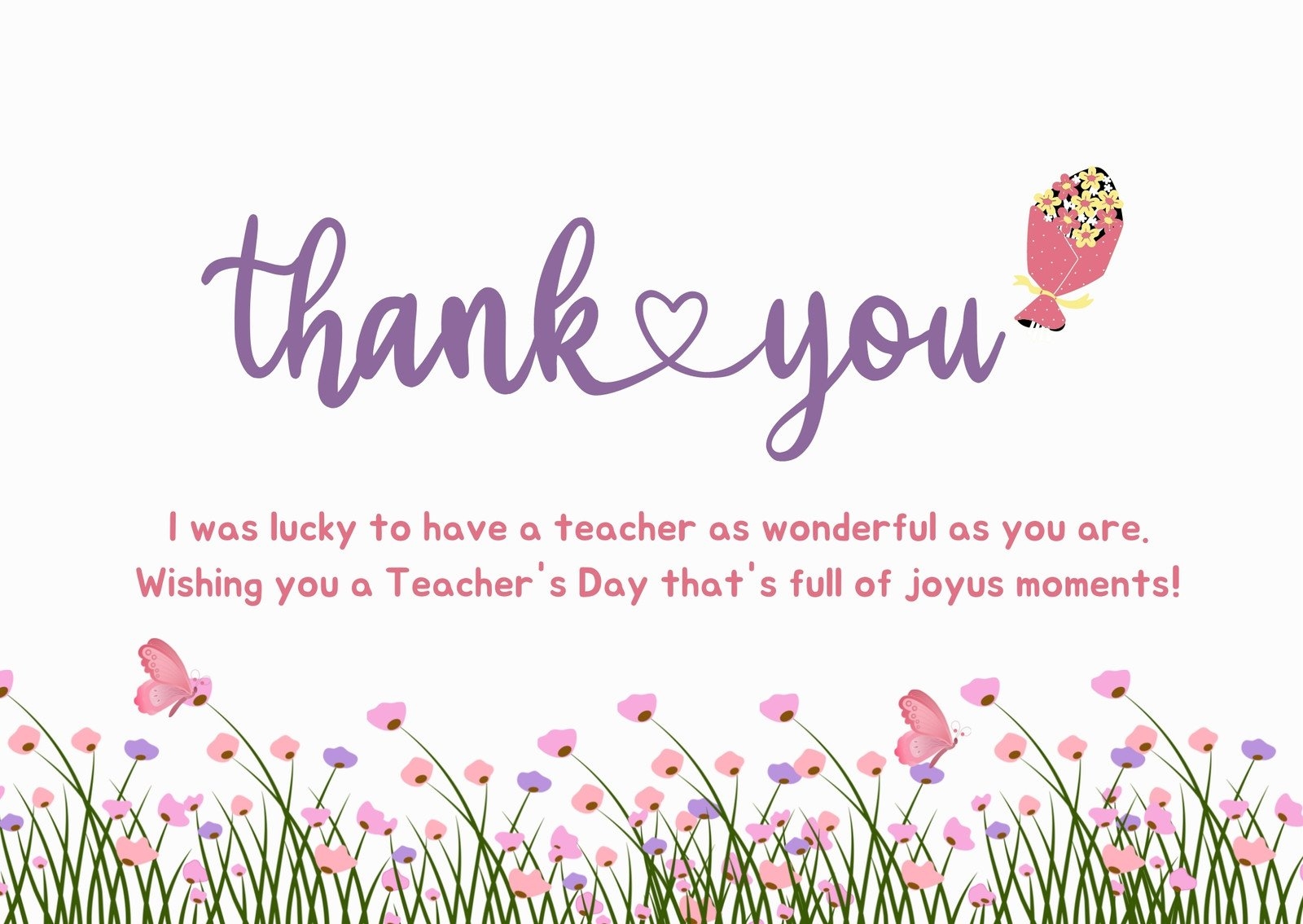 Thank You Card For Teacher USA Stockists Www pinnaxis
