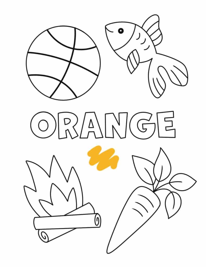 The Color Orange K5 Learning Worksheets Library