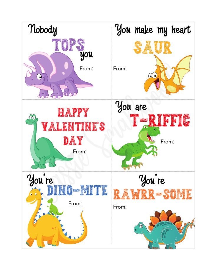 The Cutest Free Printable Valentine Exchange Cards For Kids Valentine
