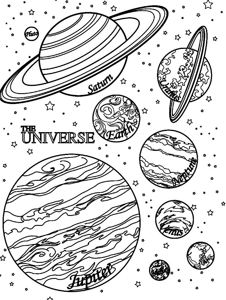 The Planets Coloring Pages Coloring Pages