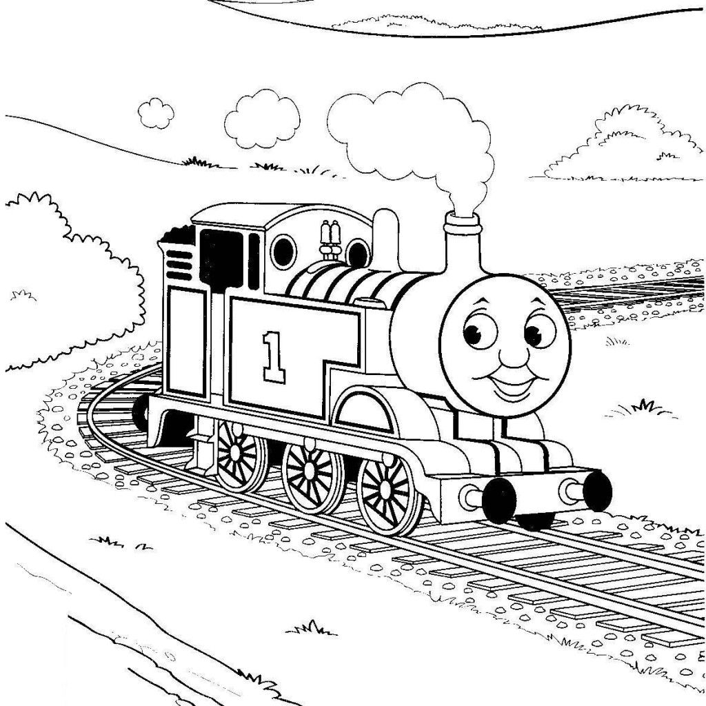 free coloring pages thomas the train