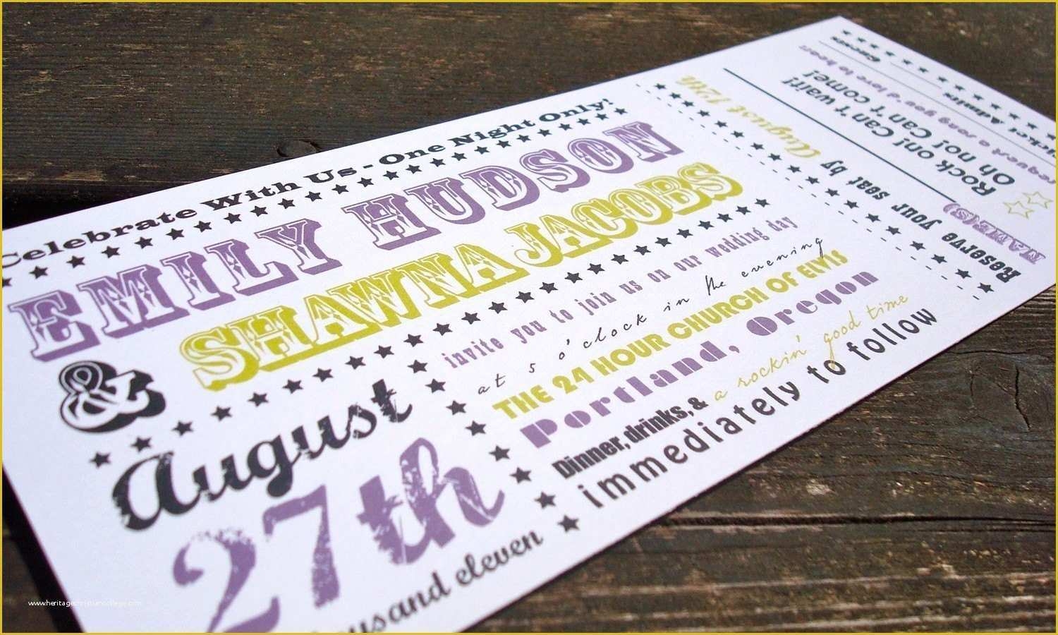 Ticket Invitation Template Free Of Concert Ticket Concert Ticket 