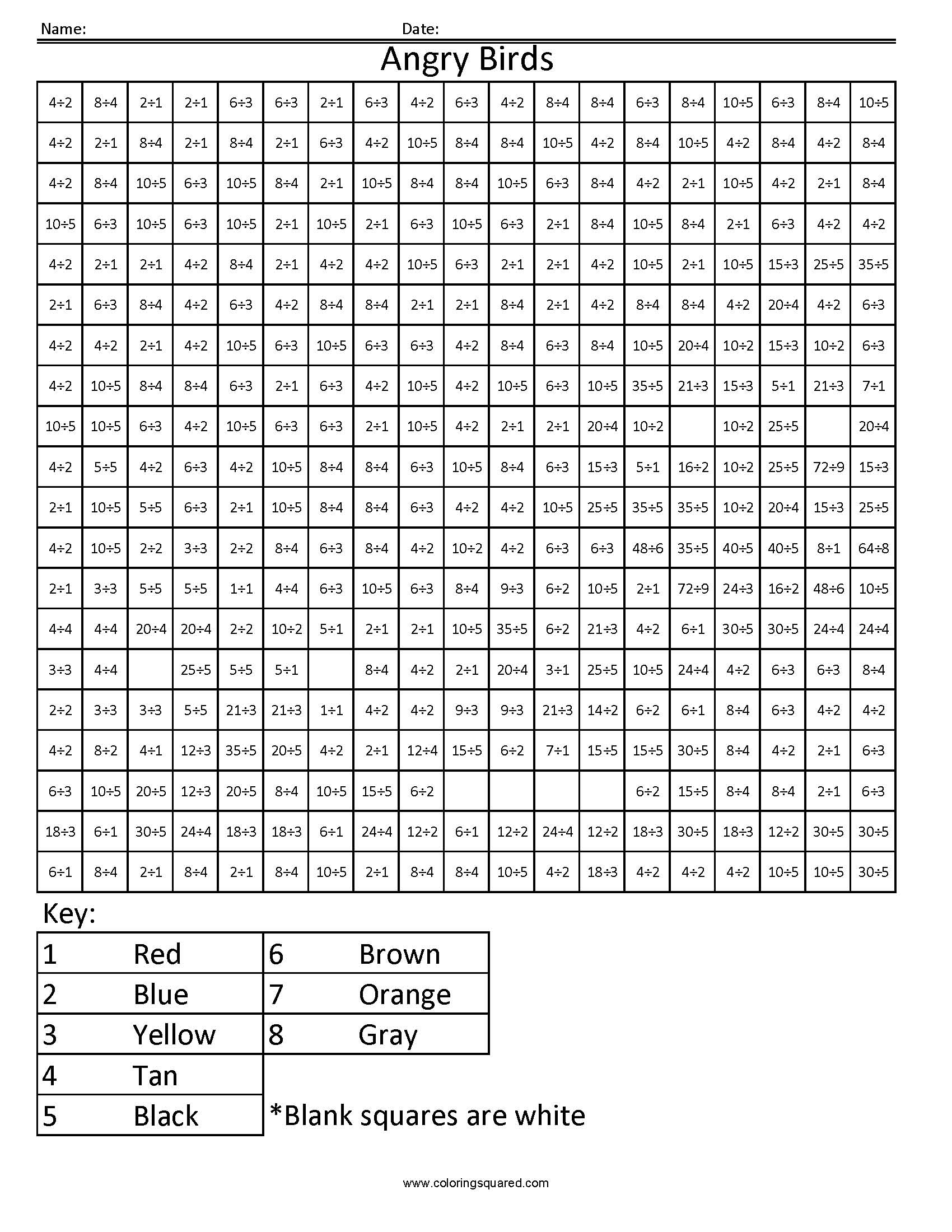 Times Tables Colouring Worksheets Free Printable