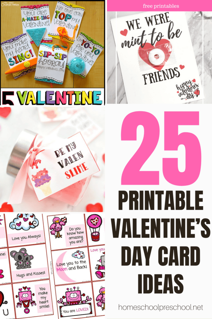 Top Printable Valentine Card Ideas For Preschool