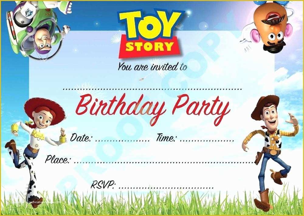 Toy Story Invitation Template Free Download Of Toy Story Invitations 