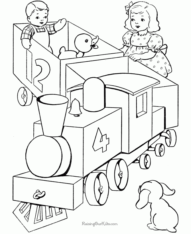 Train Coloring Pages Printable Coloring Home