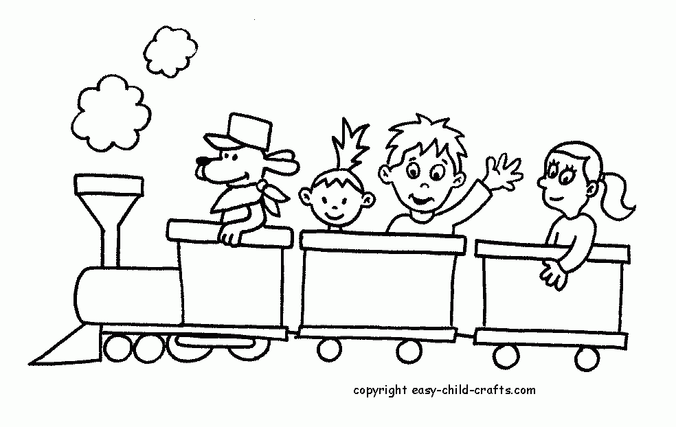 Train Coloring Pages Printable Coloring Home