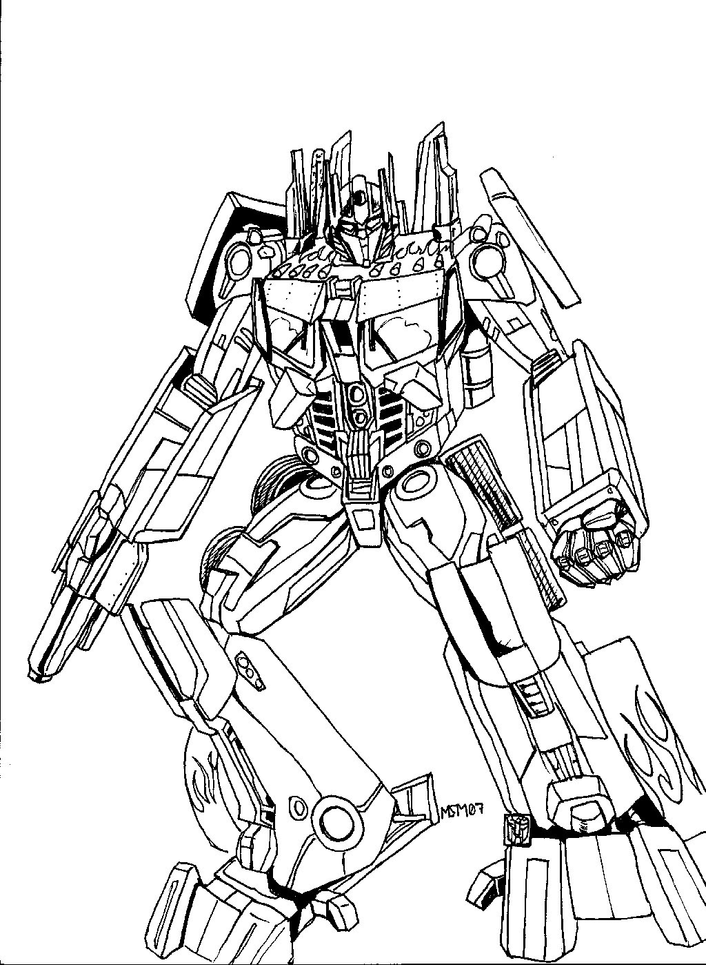 Transformers 4 Coloring Pages Free Printable Free Printable