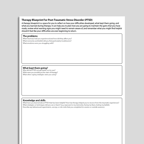 free trauma worksheets for adults
