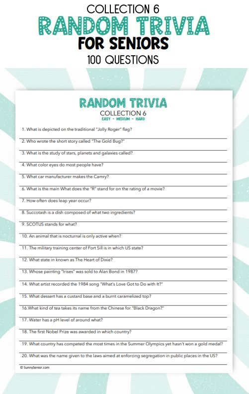 printable games for the elderly
