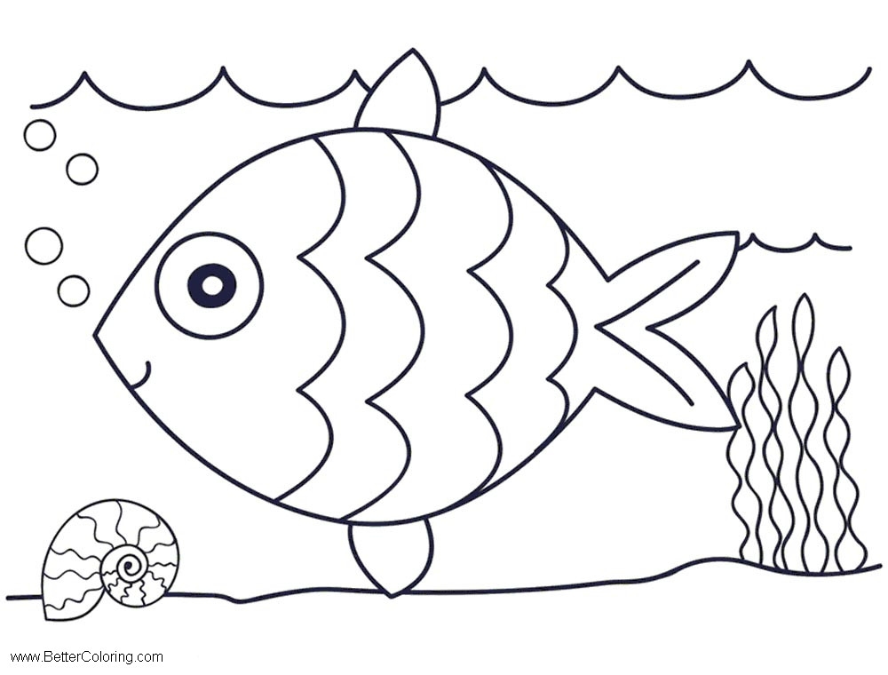free under the sea coloring pages