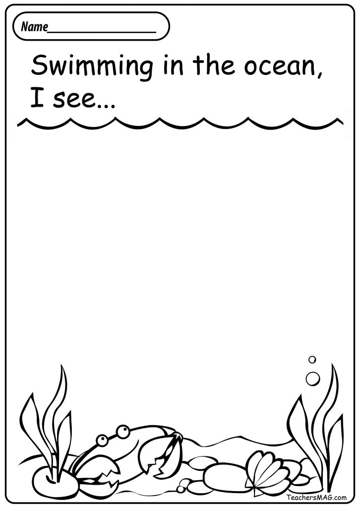 Under The Sea Printable Letters