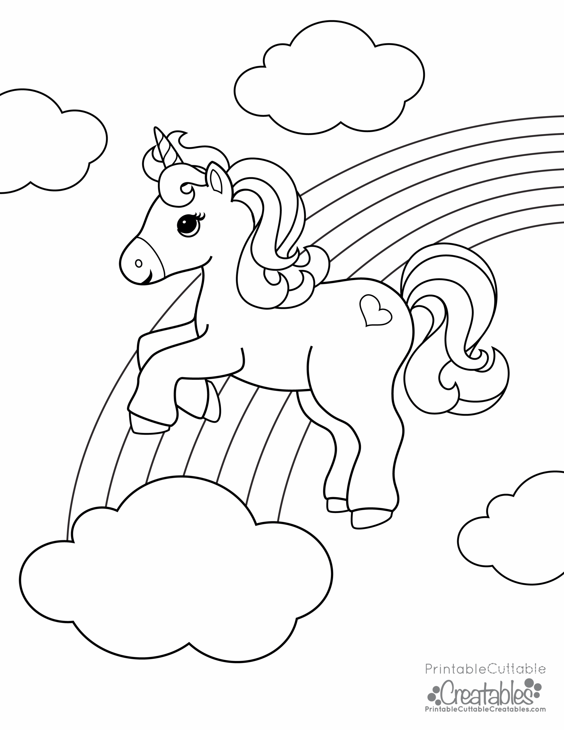 Unicorn Printable Free Printable Word Searches