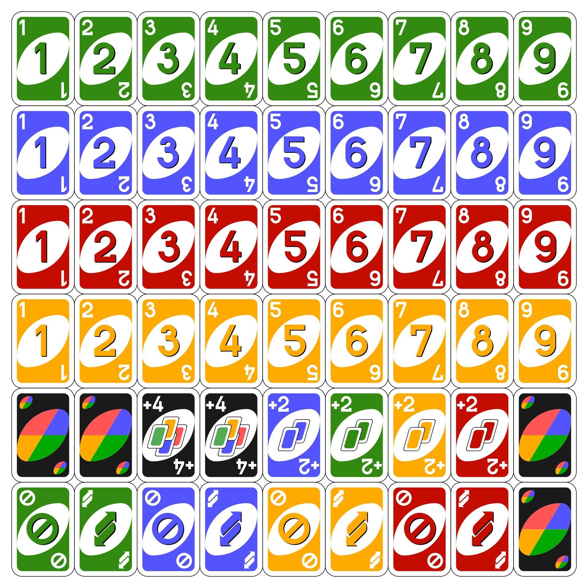 printable uno card