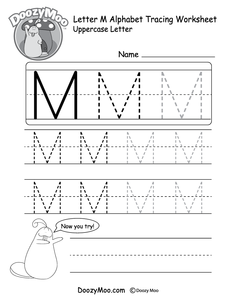 letter l tracing worksheet