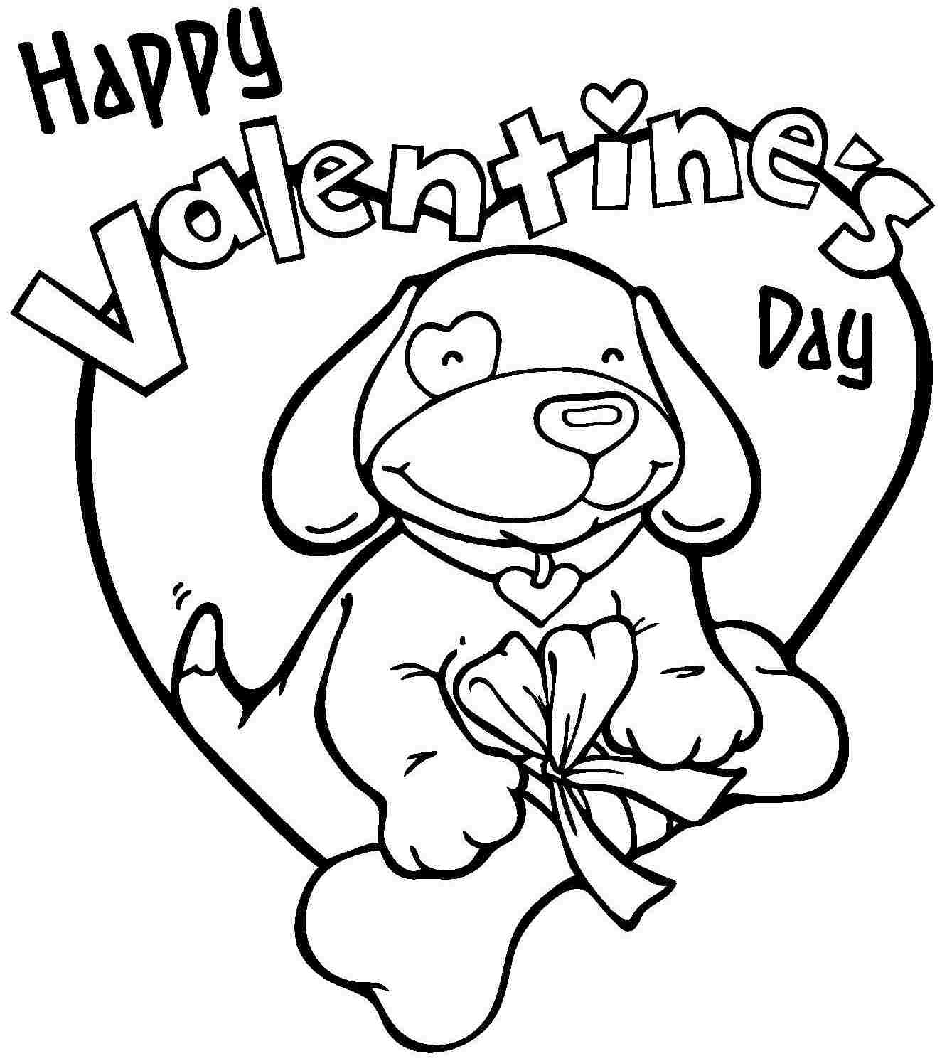 Valentine Coloring Pages For PreK Coloring Home