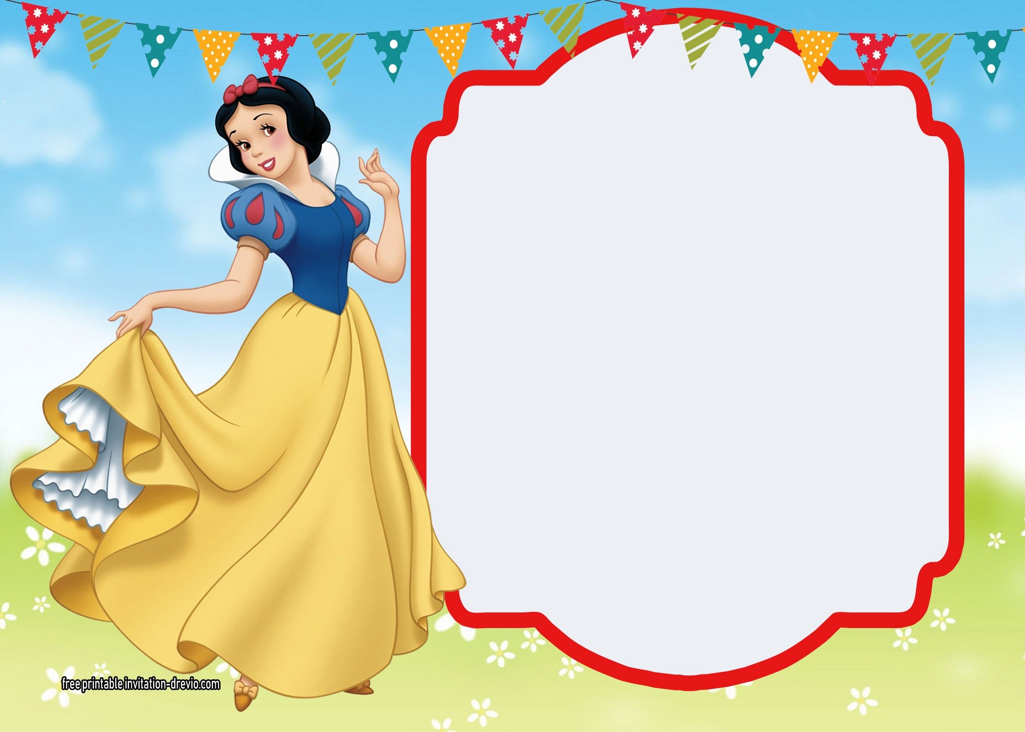 View Snow White Birthday Invitations Pics Free Invitation Template