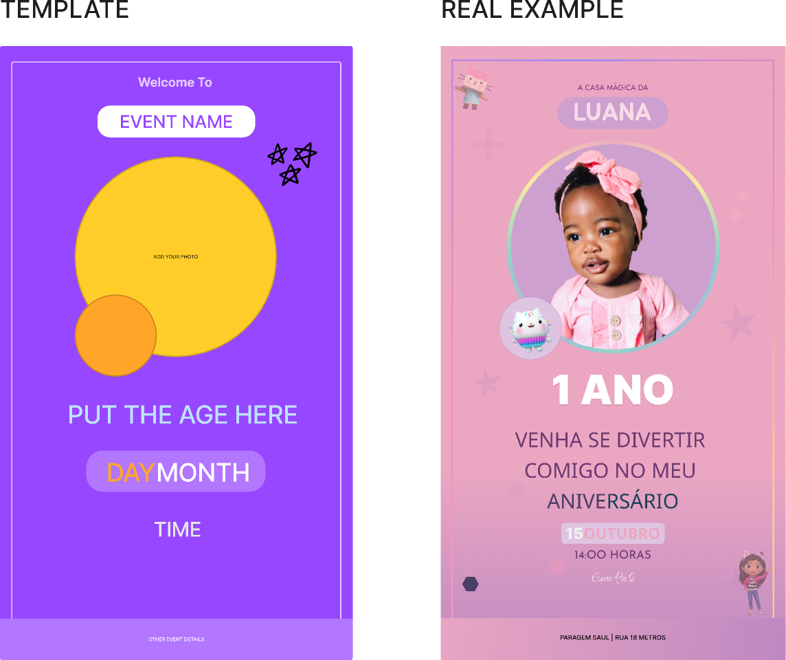 Virtula Invitation Template Figma