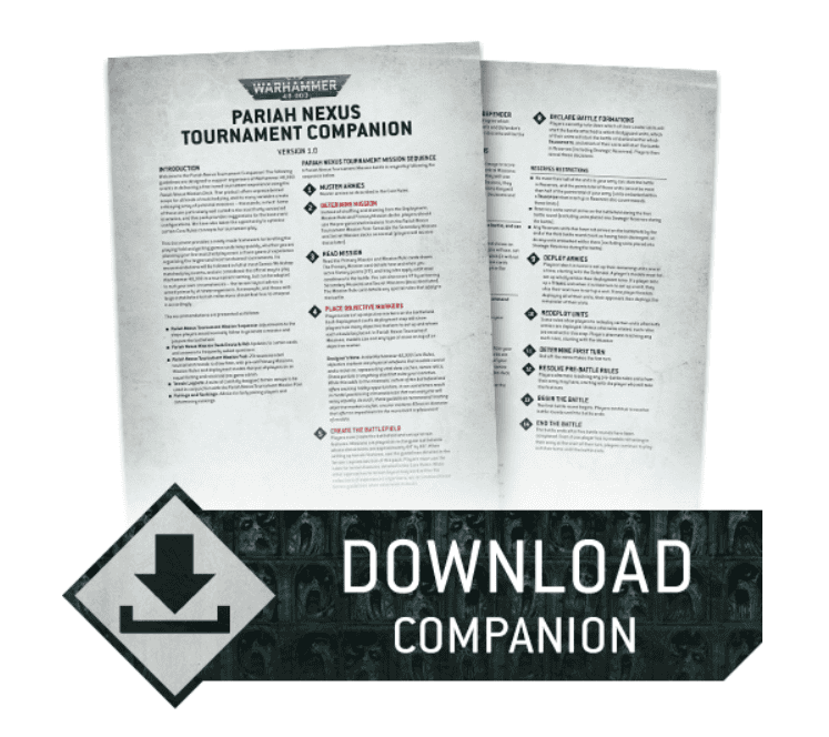 Warhammer 40k Pariah Nexus Mission Deck Cards Changes