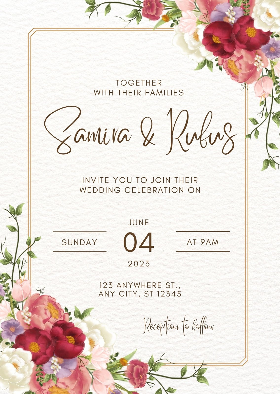 figma wedding invitation template
