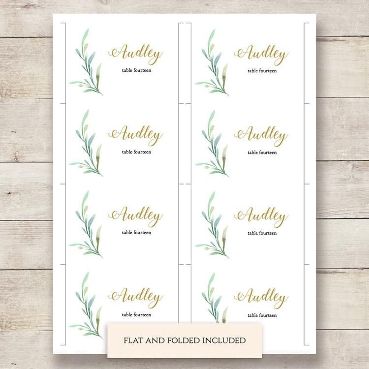 Wedding Printable Place Cards Printable Sight Words List