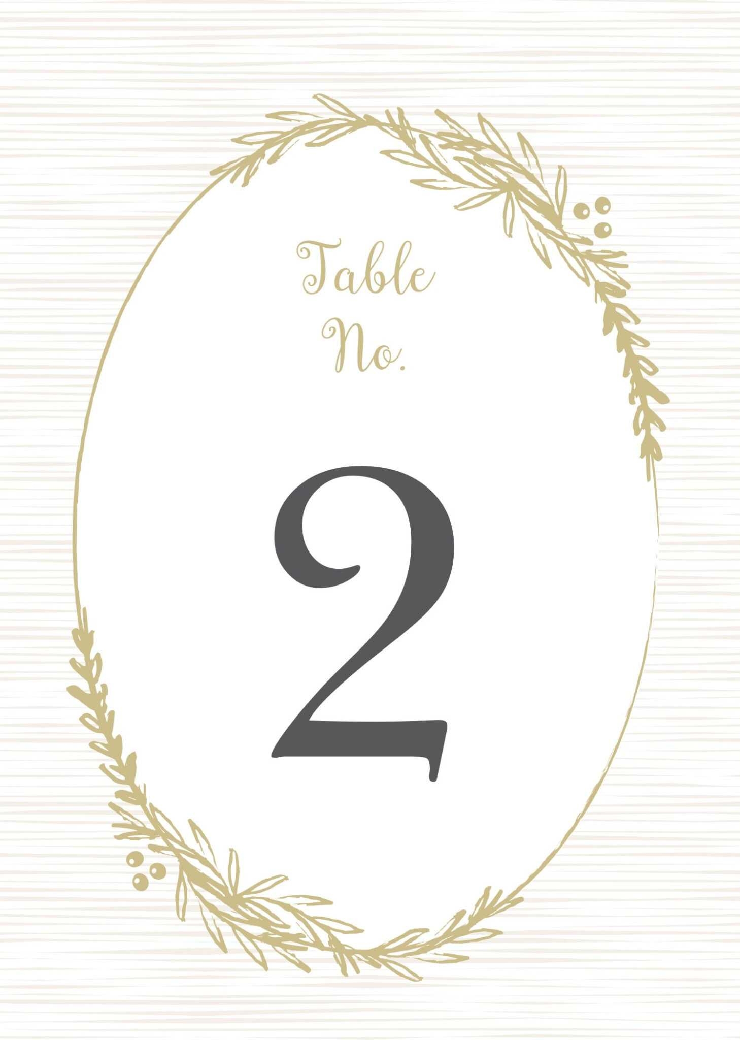 printable table number cards template