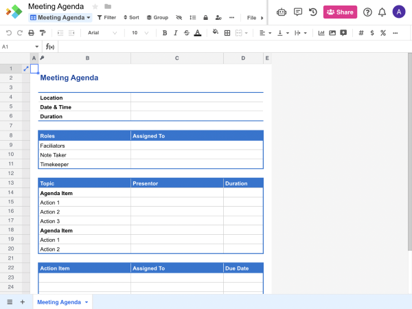 Weekly Team Meeting Agenda Template Excel Invitation Template Ideas Riset