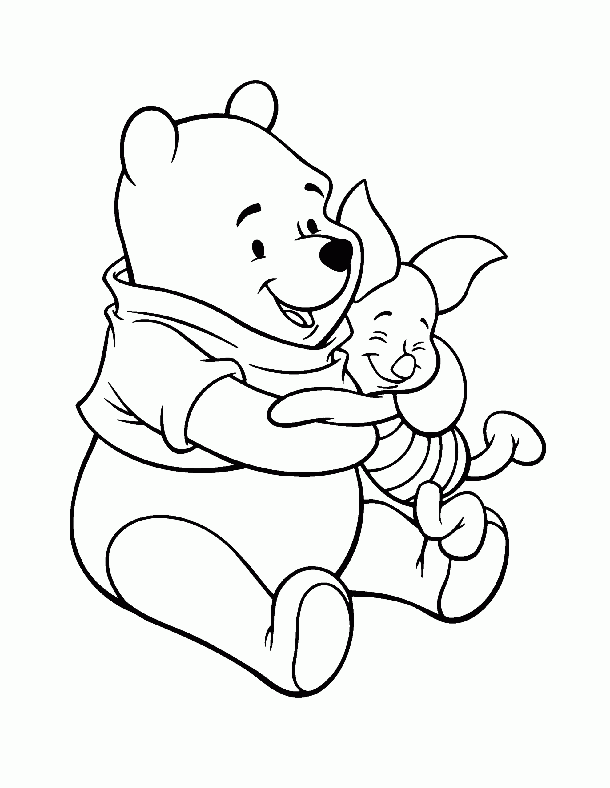 Winnie The Pooh Coloring Page Tv Series Coloring Page PicGifs