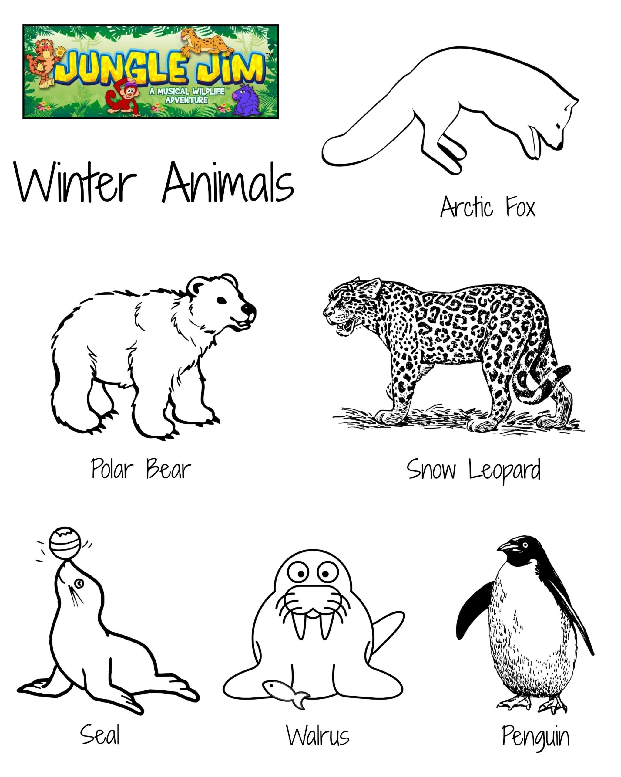 printable pictures of animals for kids