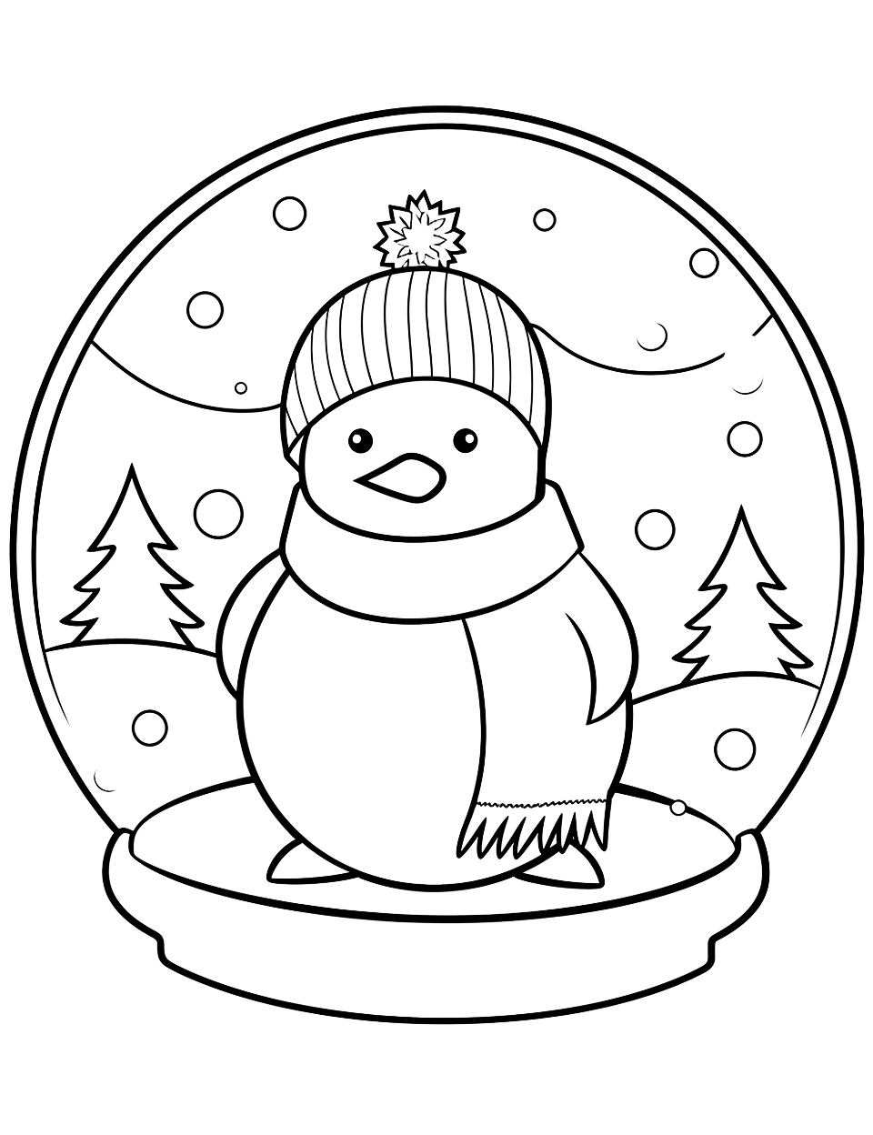 Winter Coloring Book Pages SimplyColoringPages
