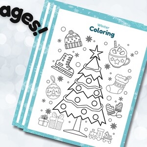 winter pictures for kids printable