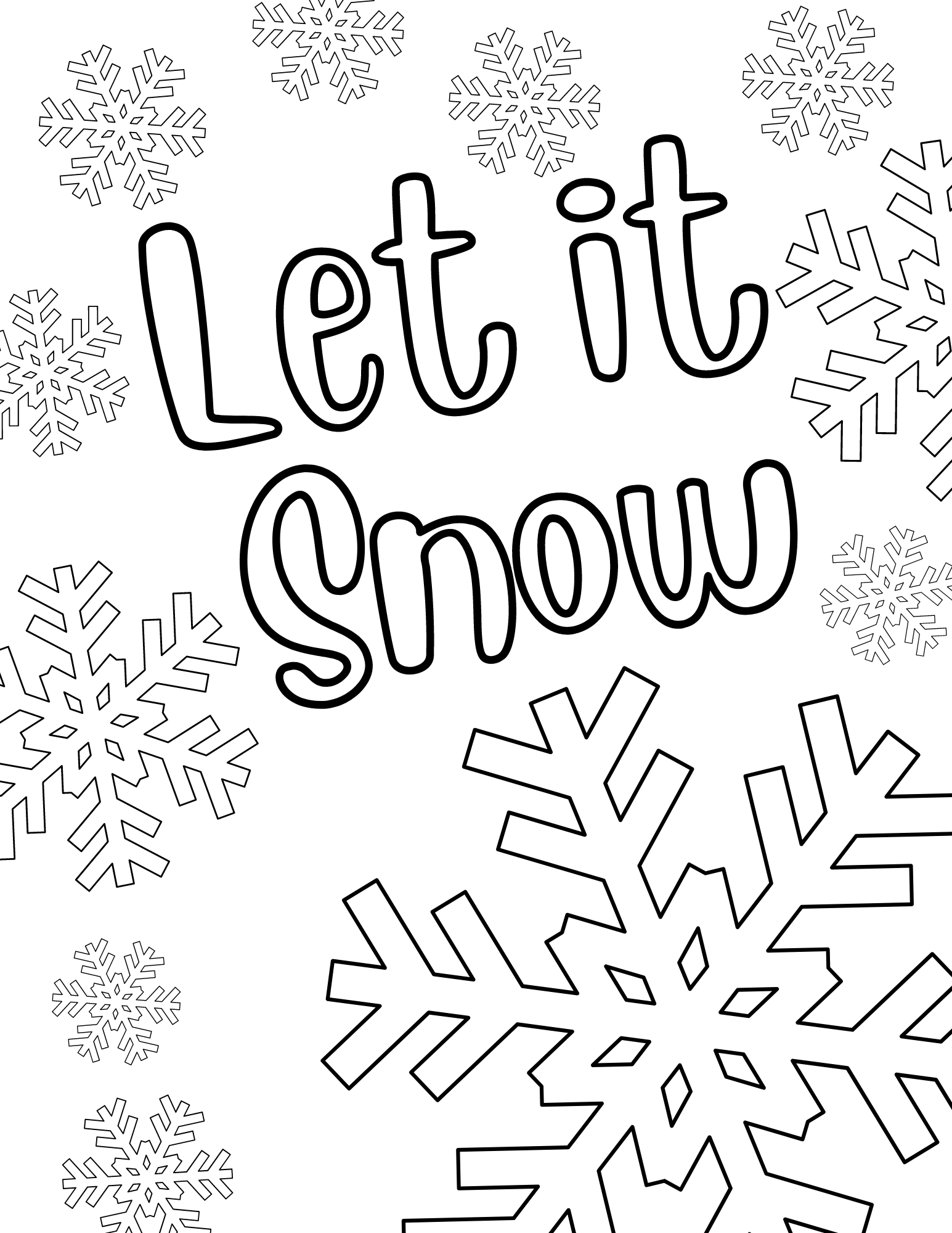Winter Scene Coloring Pages For Kids Coloring Pages