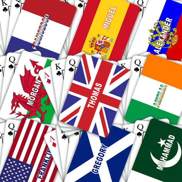 World Flags Cards