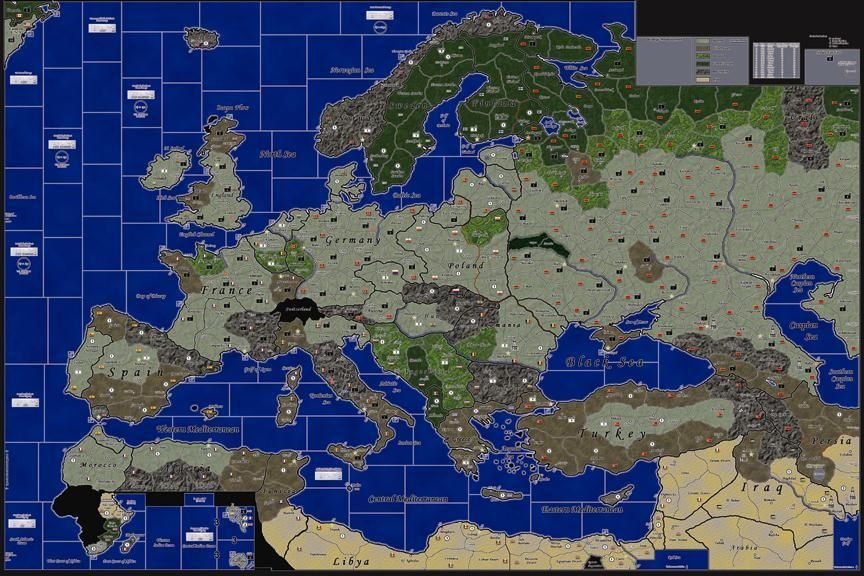 WWII The Struggle For Europe Board Game BoardGameGeek