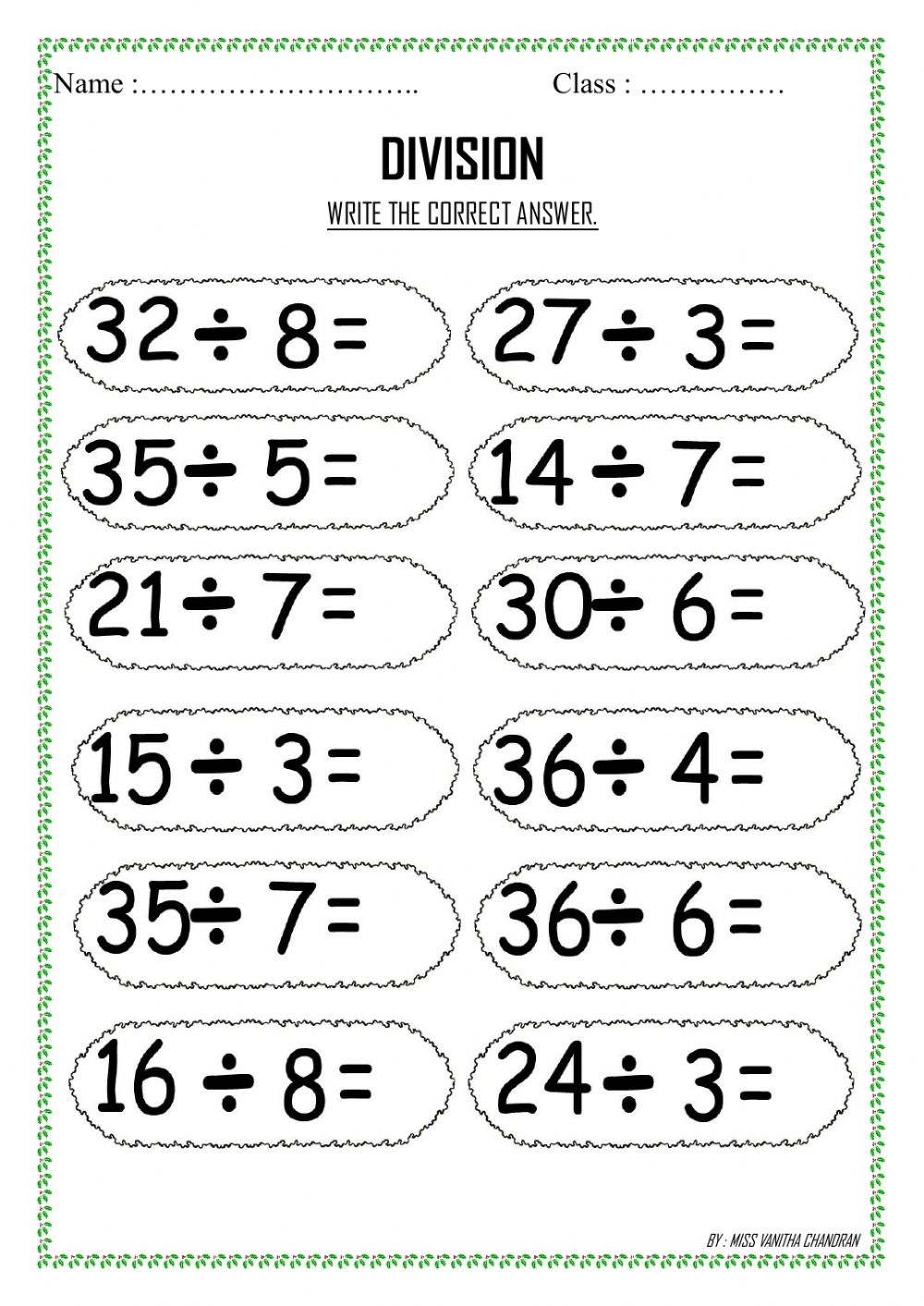 division worksheets pdf