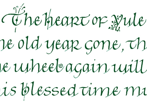 printable yule cards