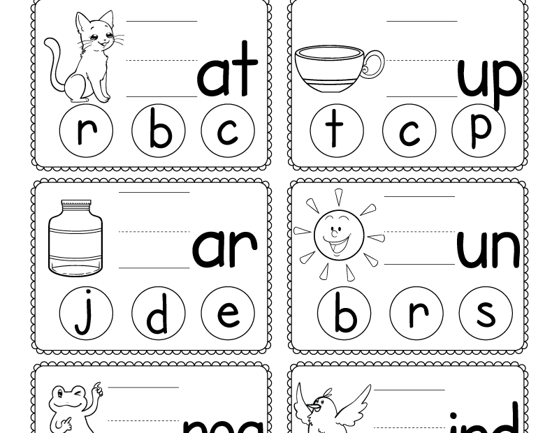 Beginning Sounds Worksheet Free Printable PDF