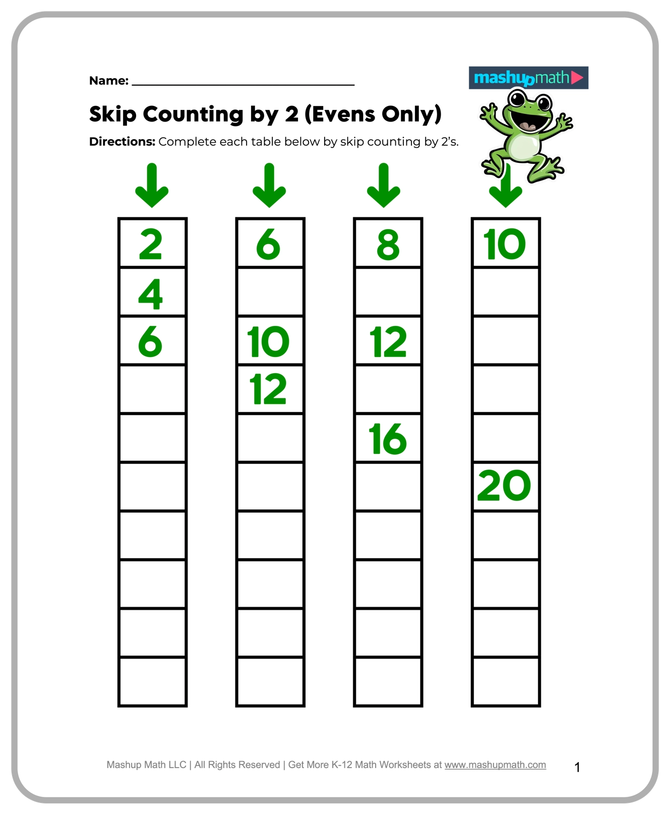 Free 2nd Grade Math Worksheets Printable W Answers Mashup Math Free 2nd Grade Math Worksheets Printable W Answers Mashup Math