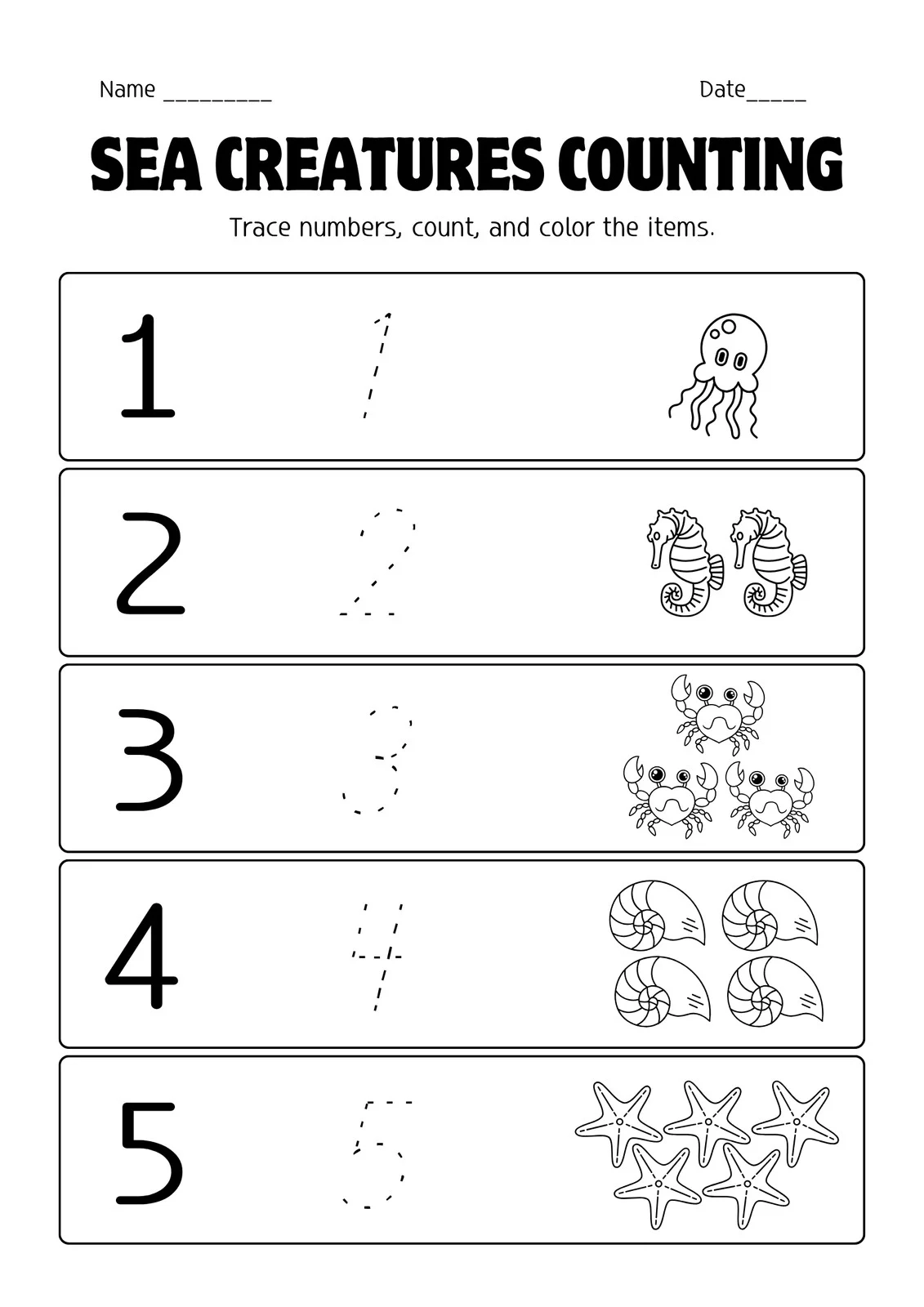 Free Editable Kindergarten Worksheets Canva